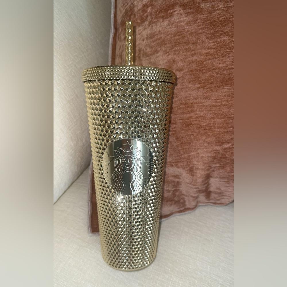 BNWT GOLD STARBUCKS TUMBLER